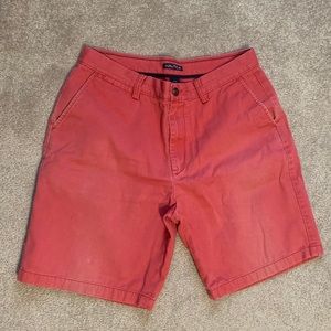 Men’s “salmon” colored shorts